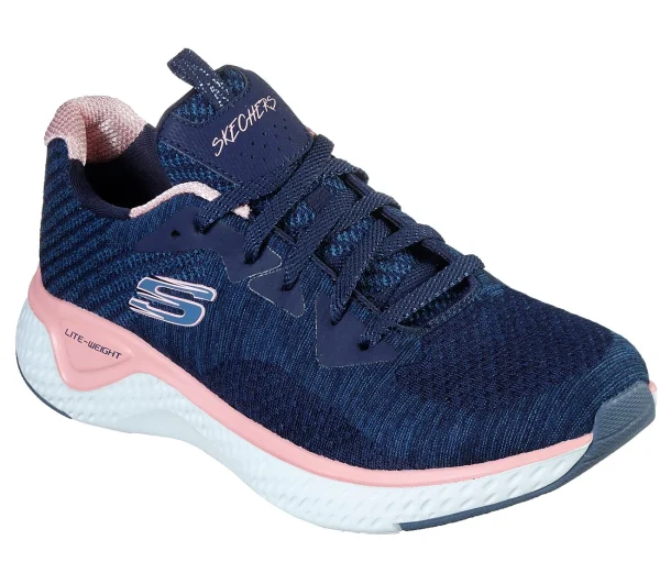 Skechers Sport Womens SOLAR FUSE BRISK ESCAPE Sneakers Frauen Blau 1