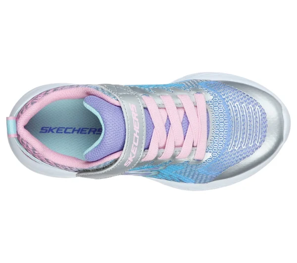 Skechers Girls GO RUN 600 RADIANT RUNNER SNEAKERS Kids Silber 5