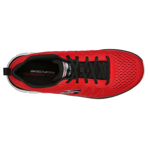 Skechers SPORT MENS TRACK MOULTON Sneakers Herren Rot 5