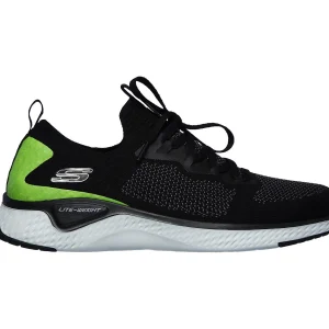 Skechers Sport Mens SOLAR FUSE Sportschuhe Herren Schwarz 10