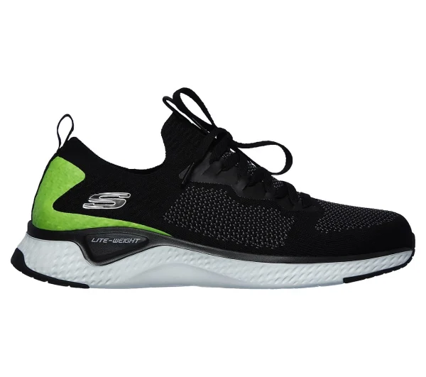 Skechers Sport Mens SOLAR FUSE Sportschuhe Herren Schwarz 3