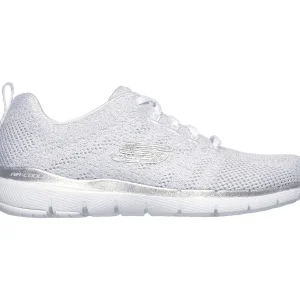 Skechers Sport Womens FLEX APPEAL 3.0 METAL WORKS Sneakers Women Weiß 10