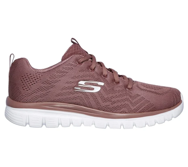 Skechers Sport Womens GRACEFUL GET CONNECTED Sneakers Women Mauve 7