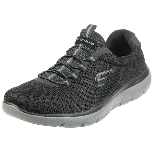 Skechers Sport Mens SUMMITS Sneakers Herren Schuhe Schwarz 1