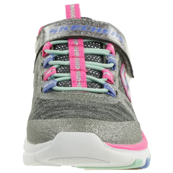 Skechers Girls TRAINER LITE JAZZY JUMPER Sneakers Kinder Schuhe Grau 3