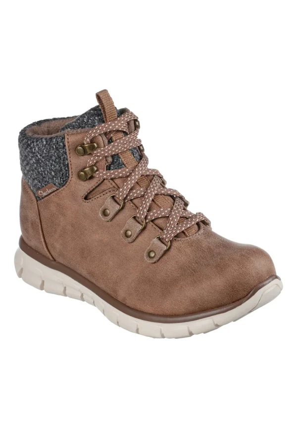 Skechers Damen Synergy – COLD DAZE Stiefelette Sneaker 167200 Taupe 1