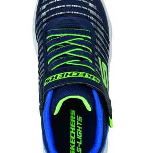 Skechers S Lights – Twisty Brights – NOVLO Kinder Sneaker Unisex Schuhe LED 401650L Blau 14