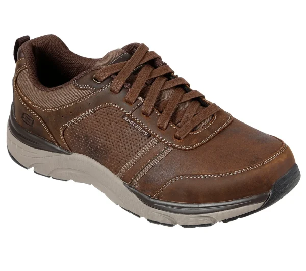 Skechers Men USA SENTINAL LUNDER Halbschuhe Herren Braun 1