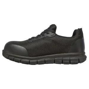 Skechers Damen Work SURE TRACK – Jixie Alloy Toe Arbeitsschuhe Sneakers 108041EC Schwarz 9