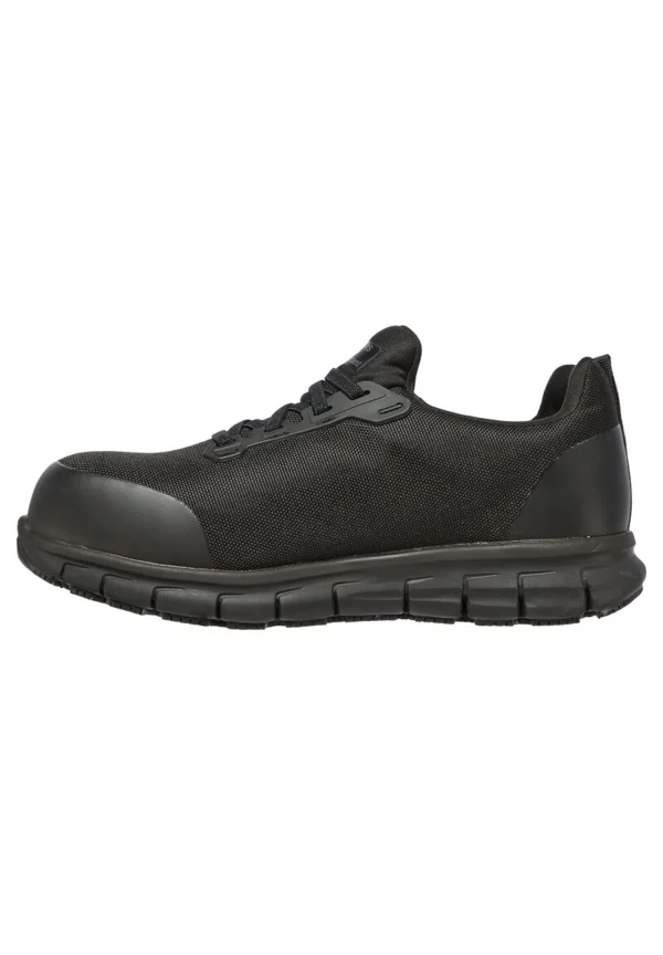 Skechers Damen Work SURE TRACK – Jixie Alloy Toe Arbeitsschuhe Sneakers 108041EC Schwarz 3