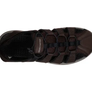 Skechers Herren Sport Casual MELBO JOURNEYMAN 2 Sandalen Men Braun 16