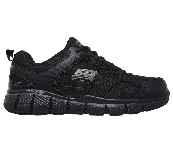 Skechers Herren Work Telfin-SANPHET Sicherheitsschuhe Arbeitsschuhe Sneaker 77152EC Schwarz 3