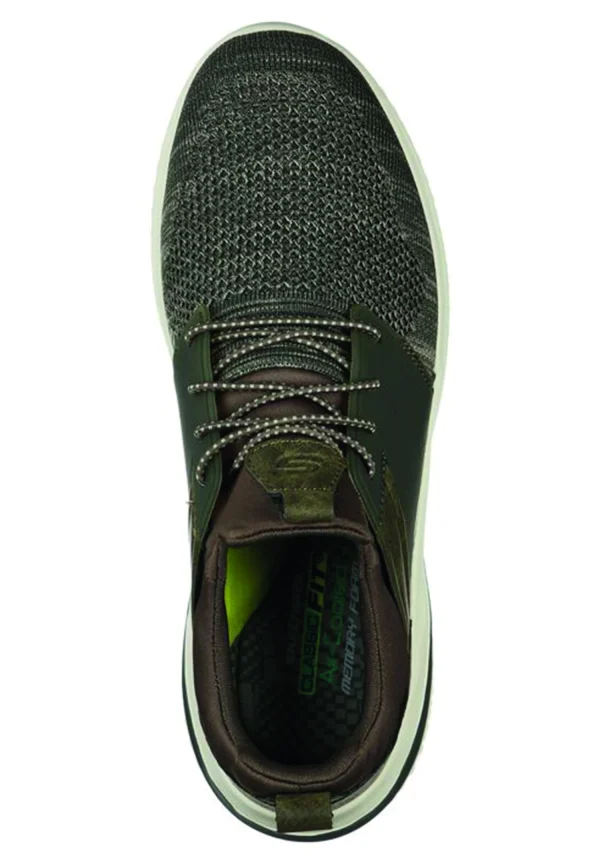 Skechers Delson 3.0 – CICADA Herren Sneaker 210238 Olive 5