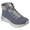 Skechers Arch Fit Smooth COMFY CHILL Damen Stiefel 167373 GRY Grau 17