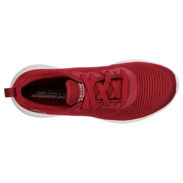 Skechers BOBs Sport BOBS SQUAD TOUGH TALK Sneakers Damen Rot 5