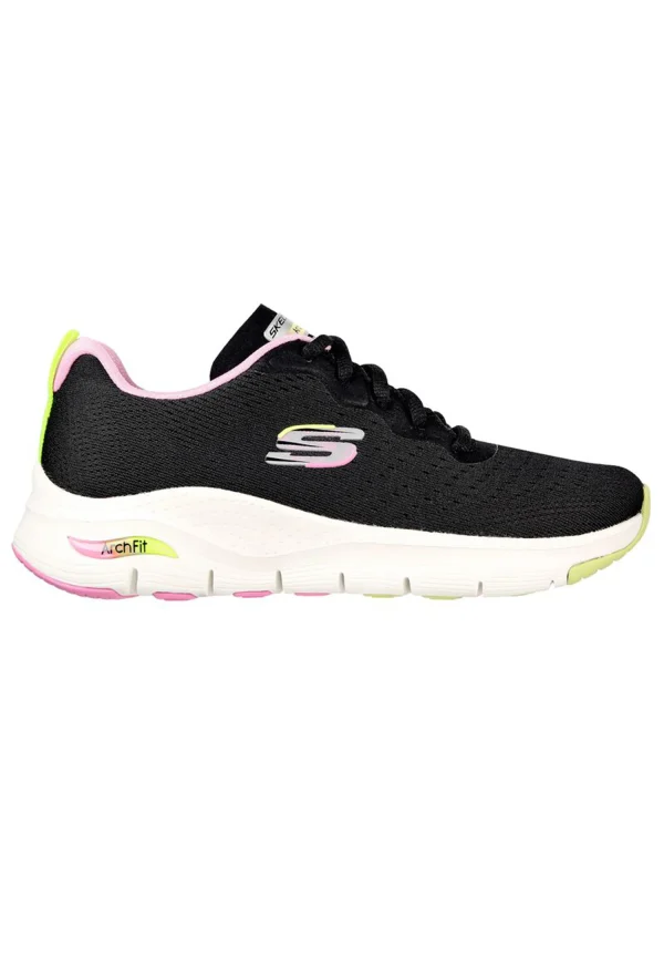 Skechers SPORT WOMENS ARCH FIT INFINITY COOL Sneakers Damen 149722/BKMT Schwarz/multi 3