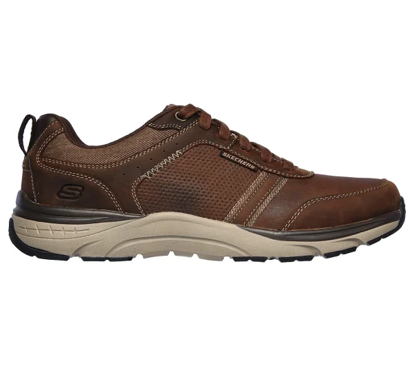 Skechers Men USA SENTINAL LUNDER Halbschuhe Herren Braun 4