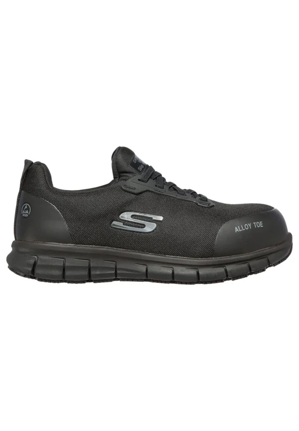 Skechers Damen Work SURE TRACK – Jixie Alloy Toe Arbeitsschuhe Sneakers 108041EC Schwarz 4