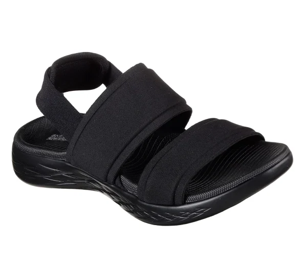 Skechers O-T-G Womens Sandals ON-THE-GO 600 FOXY Sandalen Women Schwarz 1