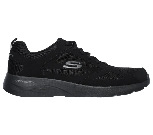 Skechers Sport Mens DYNAMIGHT 2.0 FALLFORD Sportschuhe/Laufschuhe Herren Schwarz 7