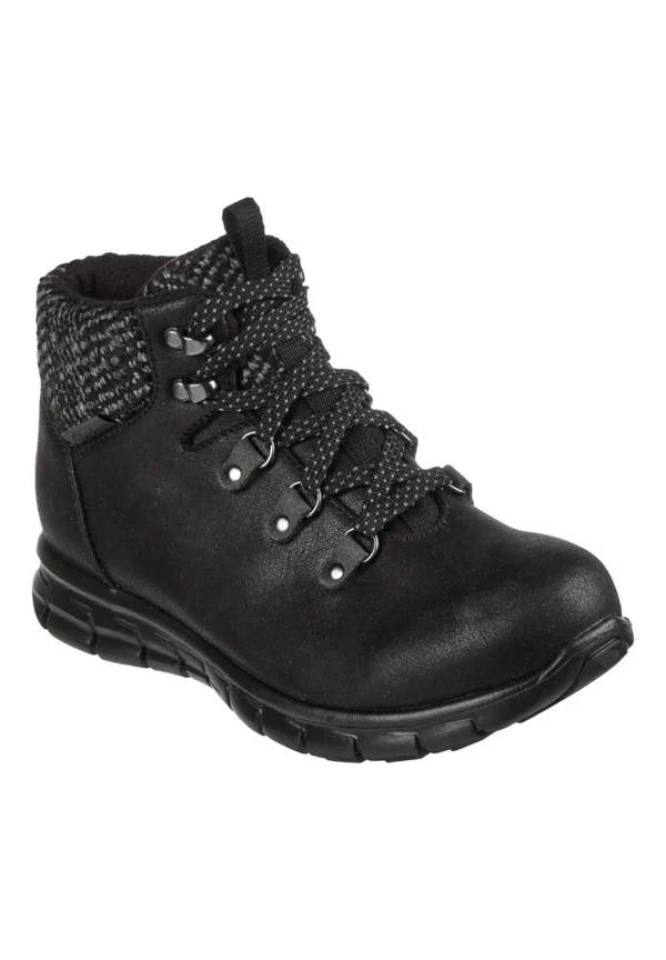 Skechers Damen Synergy – COLD DAZE Stiefelette Sneaker 167200 Schwarz 1