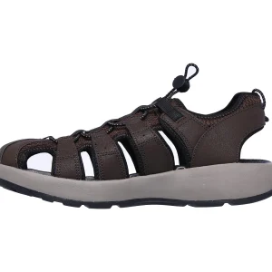 Skechers Herren Sport Casual MELBO JOURNEYMAN 2 Sandalen Men Braun 14