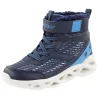 Skechers S Lights Twisted Brights Drovox Jungen Stiefel Gefüttert LED 401651L Blau 22