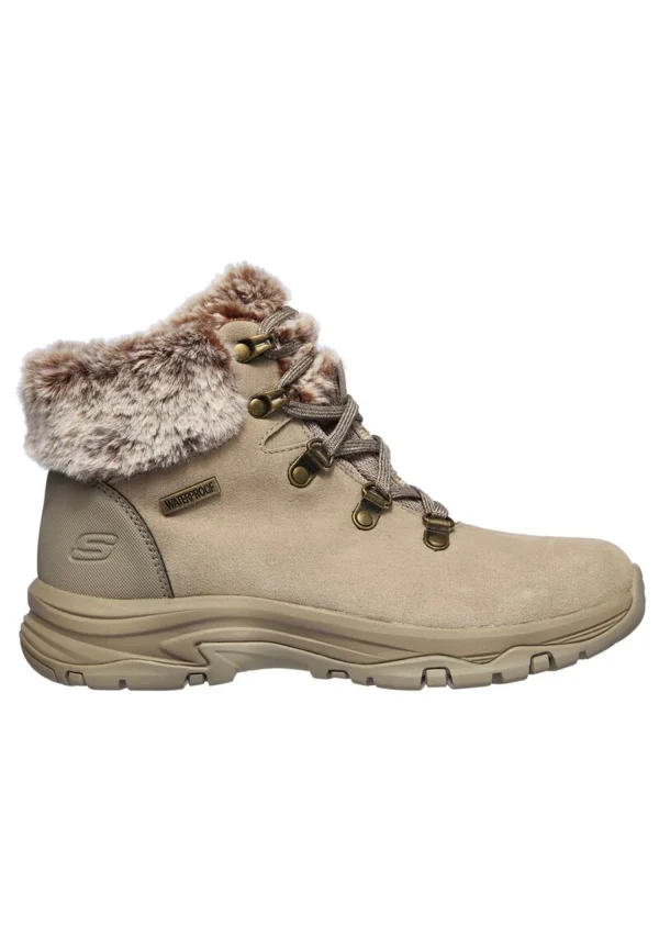 Skechers Damen Trego – FALLS FINEST Winterstiefelette Boots Gefüttert 167178 Taupe 3