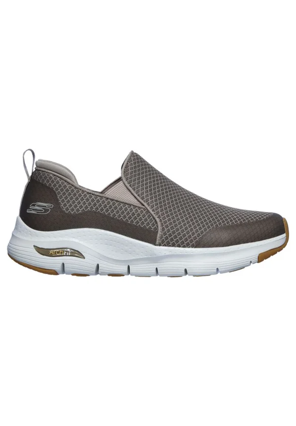 Skechers Herren Arch-Fit BANLIN Slip-On Sneakers 232043 Taupe 3