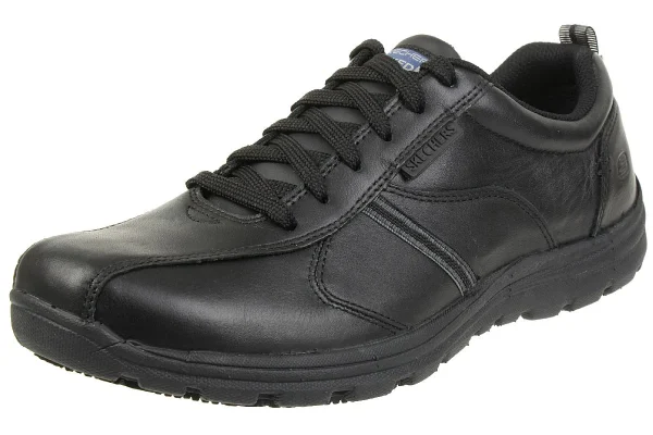 Skechers Work HOBBES FRAT – EC Sneakers Herren Schuhe Schwarz 1