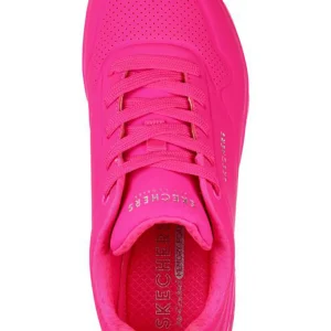 Skechers Skecher Street UNO Night Shades Sneakers Damen Neon 73667 Pink 13