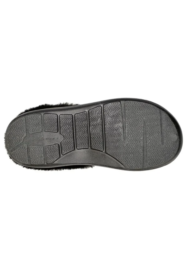 Skechers Damen Cozy Camper Glamping Hausschuhe Pantoffeln Gefüttert 111356 Schwarz 6