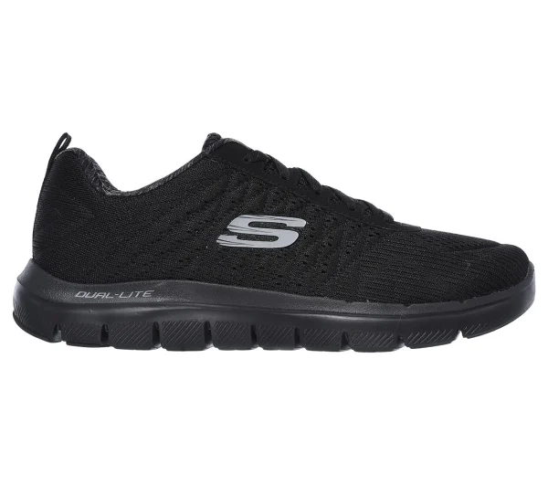 Skechers Sport Mens FLEX ADVANTAGE 2.0 THE HAPPS Sportschuhe/Laufschuhe Herren Schuhe Schwarz 6