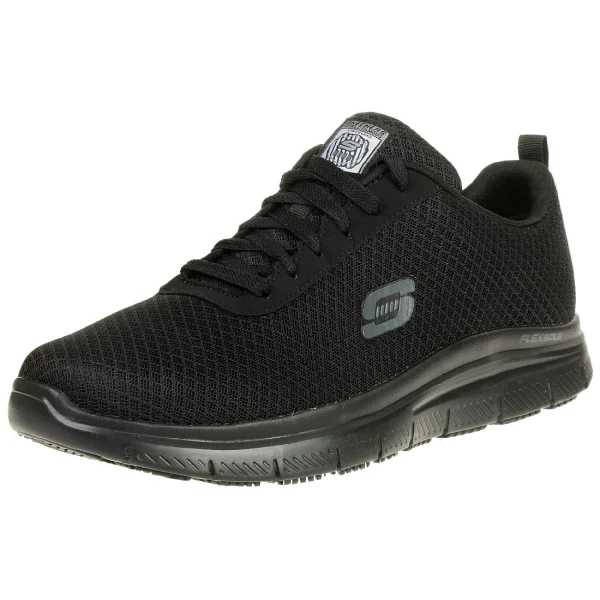 Skechers Berufsschuh Flex Advantage SR BENDON Herren Sneaker Schwarz 1