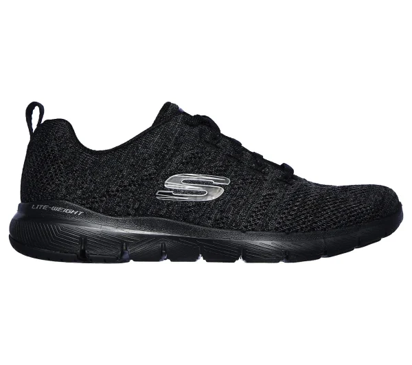 Skechers Sport Womens FLEX APPEAL 3.0 HIGH TIDES Sneakers Frauen Schwarz 7