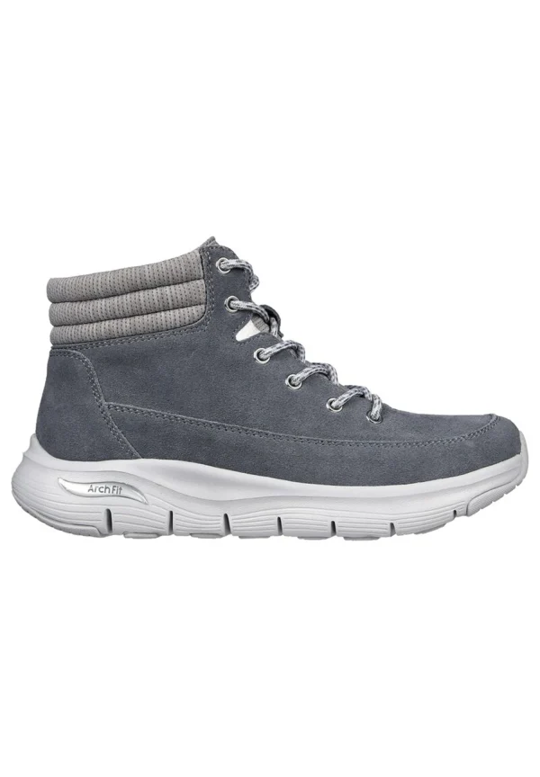 Skechers Arch Fit Smooth COMFY CHILL Damen Stiefel 167373 GRY Grau 4