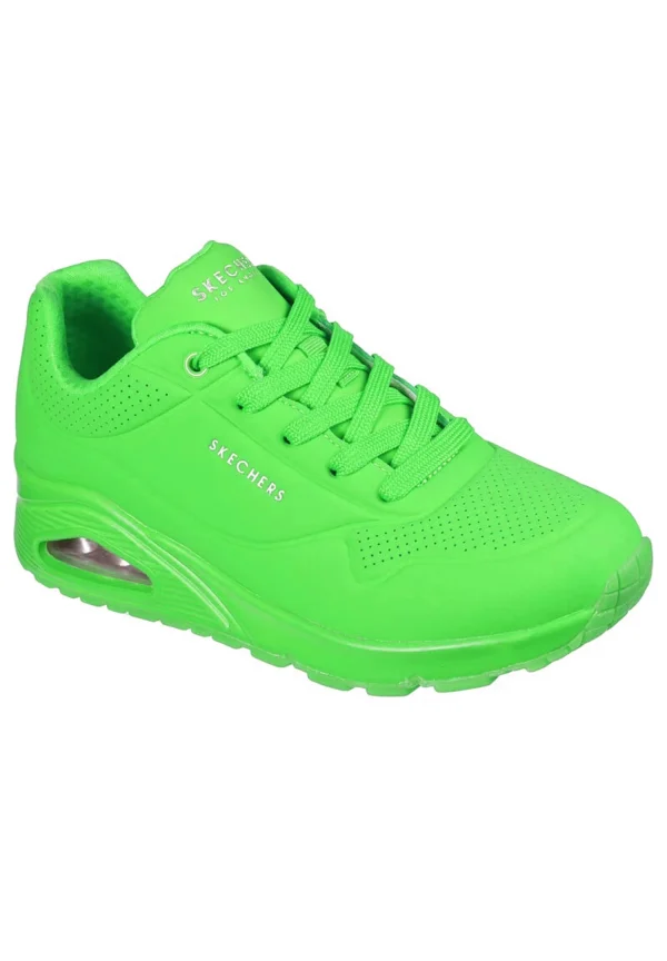 Skechers Skecher Street UNO Night Shades Sneakers Damen 73667 Neon Grün 1