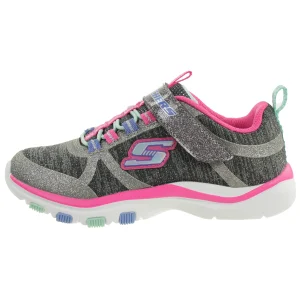 Skechers Girls TRAINER LITE JAZZY JUMPER Sneakers Kinder Schuhe Grau 12