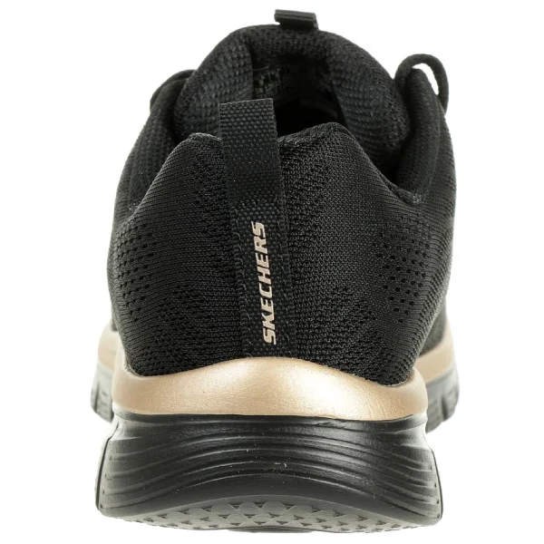 Skechers Sport Womens GRACEFUL GET CONNECTED Frauen Black/Rose Gold 12615 BKRG 5