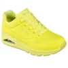 Skechers Skecher Street UNO Night Shades Sneakers Damen 73667 Neon Gelb 20