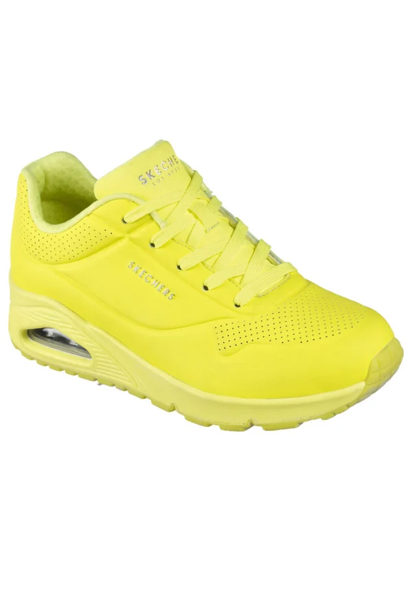 Skechers Skecher Street UNO Night Shades Sneakers Damen 73667 Neon Gelb 1