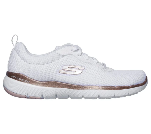 Skechers Sport Womens FLEX APPEAL 3.0 FIRST INSIGHT Sneakers Damen Schuhe Weiß 3