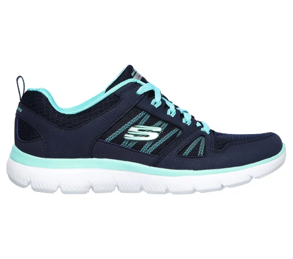 Skechers Sport Womens SUMMITS NEW WORLD Sneakers Women Blau 3