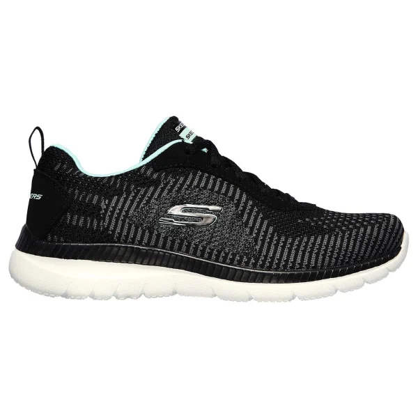 Skechers SPORT WOMENS BOUNTIFUL PURIST Sneakers Damen Schwarz 4