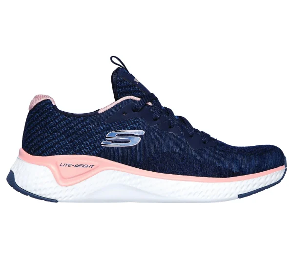 Skechers Sport Womens SOLAR FUSE BRISK ESCAPE Sneakers Frauen Blau 7