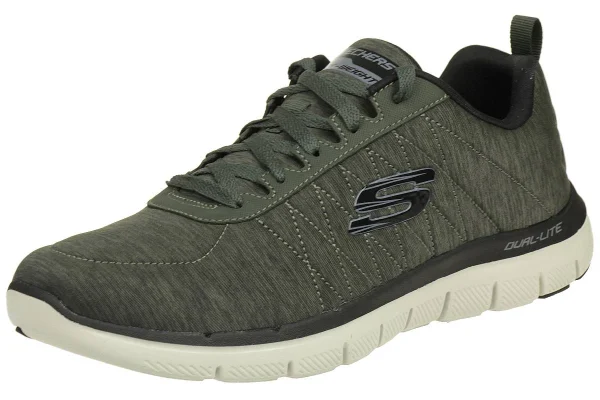 Skechers Sport Mens FLEX ADVANTAGE 2.0 CHILLSTON Sneakers Herren Schuhe Grün 1