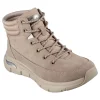 Skechers Arch Fit Smooth COMFY CHILL Damen Stiefel 167373 TPE Taupe 19