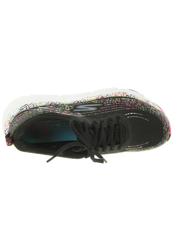 Skechers MAX CUSHIONNING ELITE PAINTED WITH LOVE Damen Sneakers JGoldcrown Schwarz 7