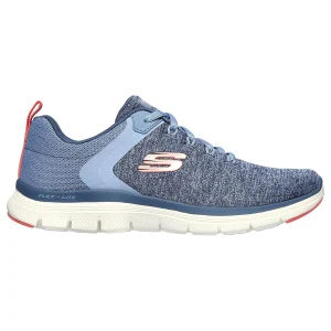 Skechers Damen FLEX APPEAL 4.0 Sneaker Turnschuhe 149307 Blau 9