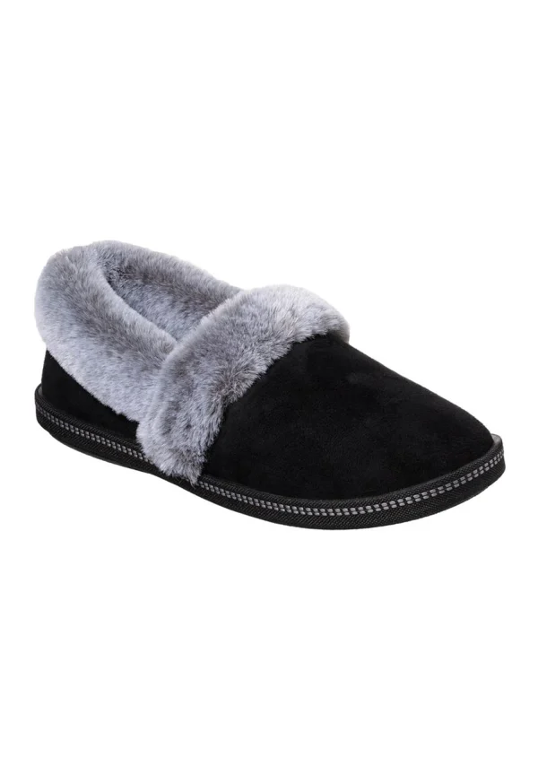 Skechers Damen Cozy Campfire – TEAM TOASTY Hausschuhe Pantoffeln 32777 Schwarz 1